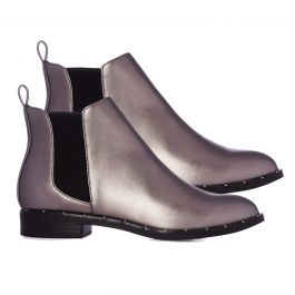 pewter chelsea boots